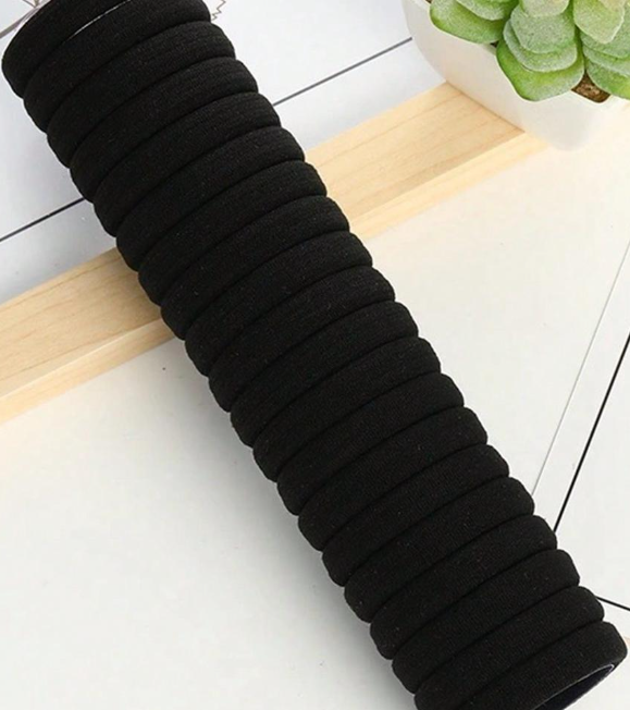 黑色皮筋20pcs